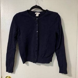 Navy, thrifted cardigan💙